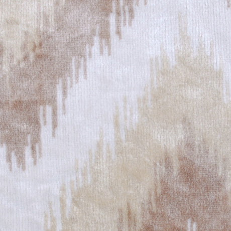Beige Ikat Velvet