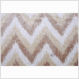 Beige Ikat Velvet