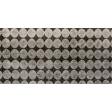 Oyster Gray Geometric Ikat Velvet