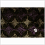 Purple Ikat Velvet
