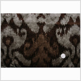 Brown Ikat Velvet