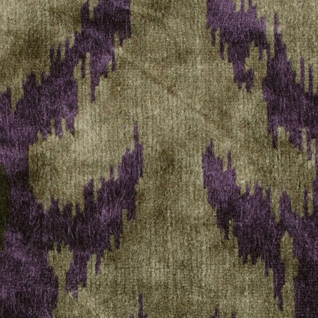 Purple Ikat Velvet