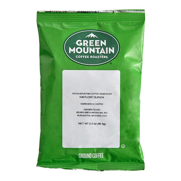 Green Mountain Coffee Roasters Nantucket Blend Coffee Packet 2.2 oz. - 50/Case