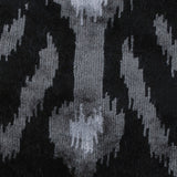 Black Ikat Velvet