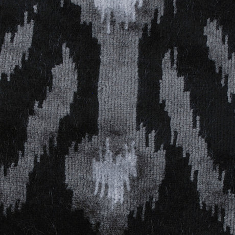 Black Ikat Velvet