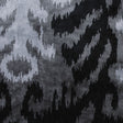 Black Ikat Velvet