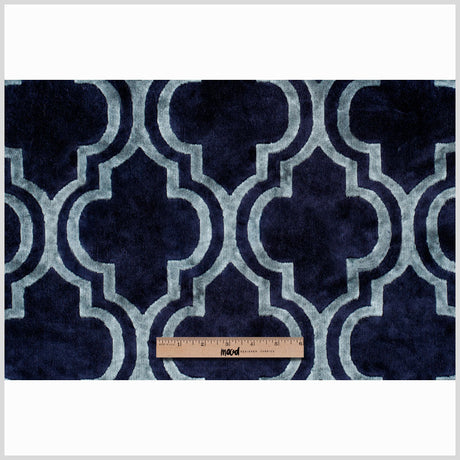 Navy Moroccan Velvet