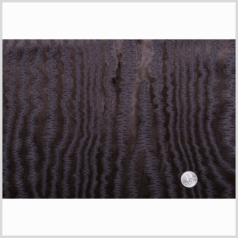 Brown Moire Velvet