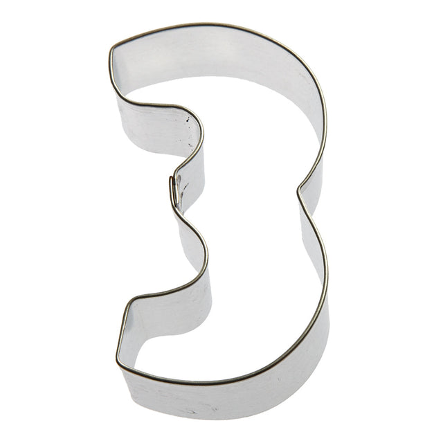 Number Three Cookie Cutter 3 in B1513