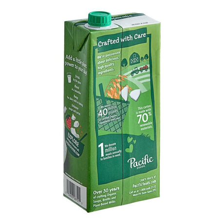 Pacific Foods Organic Unsweetened Coconut Milk 32 fl. oz. - 12/Case