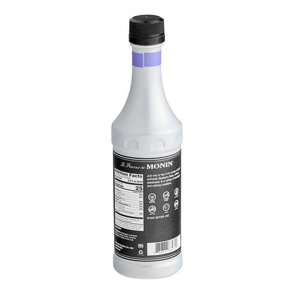 Monin Blueberry Concentrated Flavor 375 mL - 4/Case