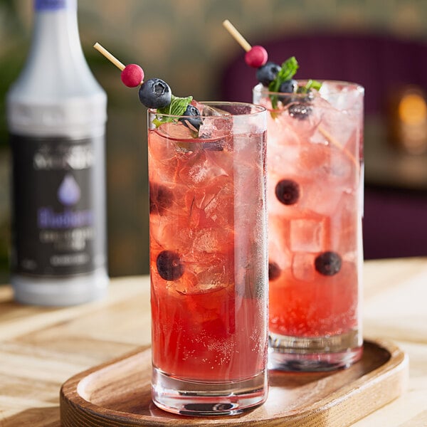 Monin Blueberry Concentrated Flavor 375 mL - 4/Case
