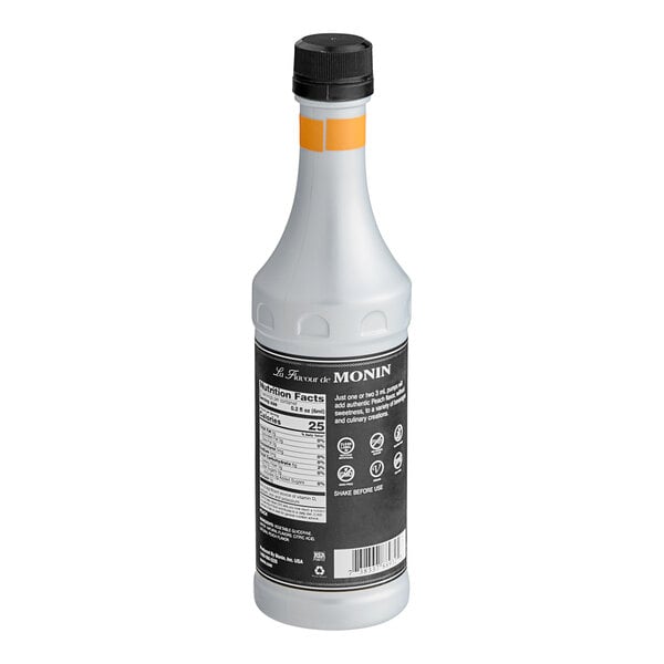 Monin Peach Concentrated Flavor 375 mL - 4/Case