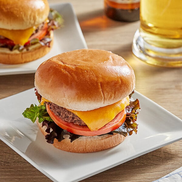 Turano Frozen Hamburger Bun 1.95 oz. - 96/Case