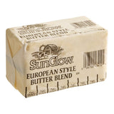 SunGlow European-Style Salted Butter Blend Solid Margarine 1 lb. - 36/Case