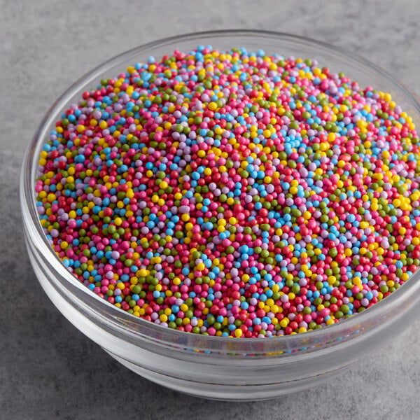 Supernatural All-Natural Rainbow Nonpareils 25 lb.