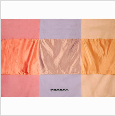 Orange & Red Armani Silk Panel