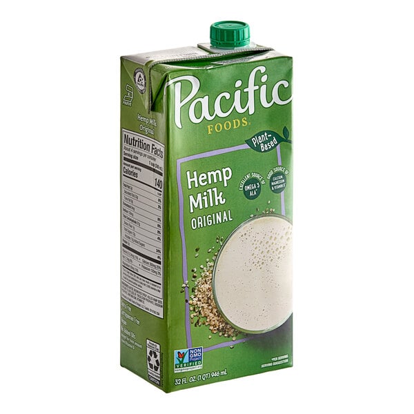 Pacific Foods Hemp Milk 32 fl. oz. - 12/Case