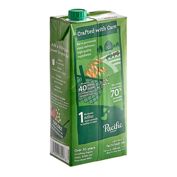 Pacific Foods Hemp Milk 32 fl. oz. - 12/Case