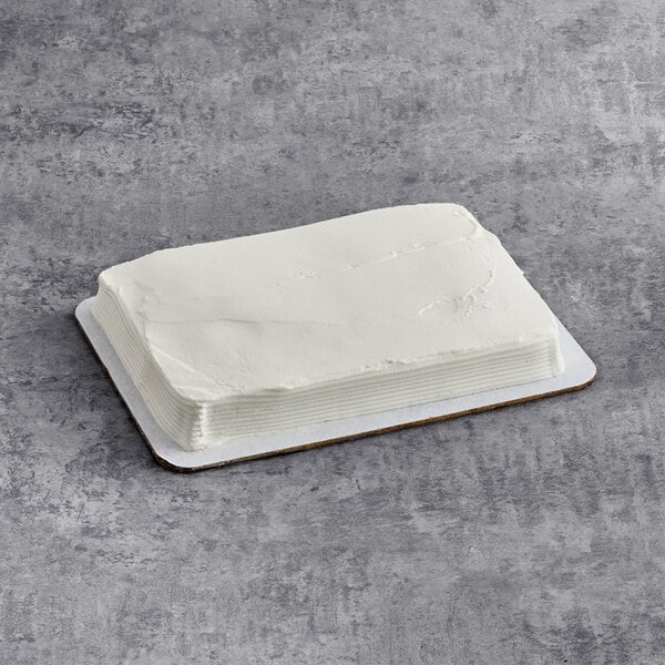 Rich's Chocolate Cake with Buttercreme Icing 1/4 Sheet 42.75 oz. - 8/Case