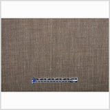Italian Brown Solid Wool Suiting