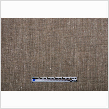 Italian Brown Solid Wool Suiting