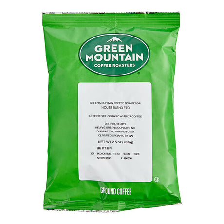 Green Mountain Coffee Roasters House Blend Coffee Packet 2.5 oz. - 50/Case
