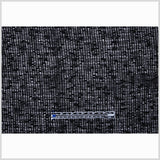 Italian Black Peekaboo Wool Blend