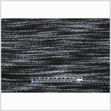 Sumptuous Black/Gray Italian Wool