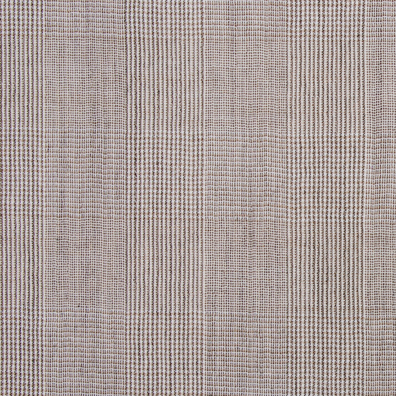 Italian Semi-Sheer Plaid Textural Wool Woven