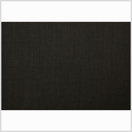 Italian Charcoal Solid Wool Suiting
