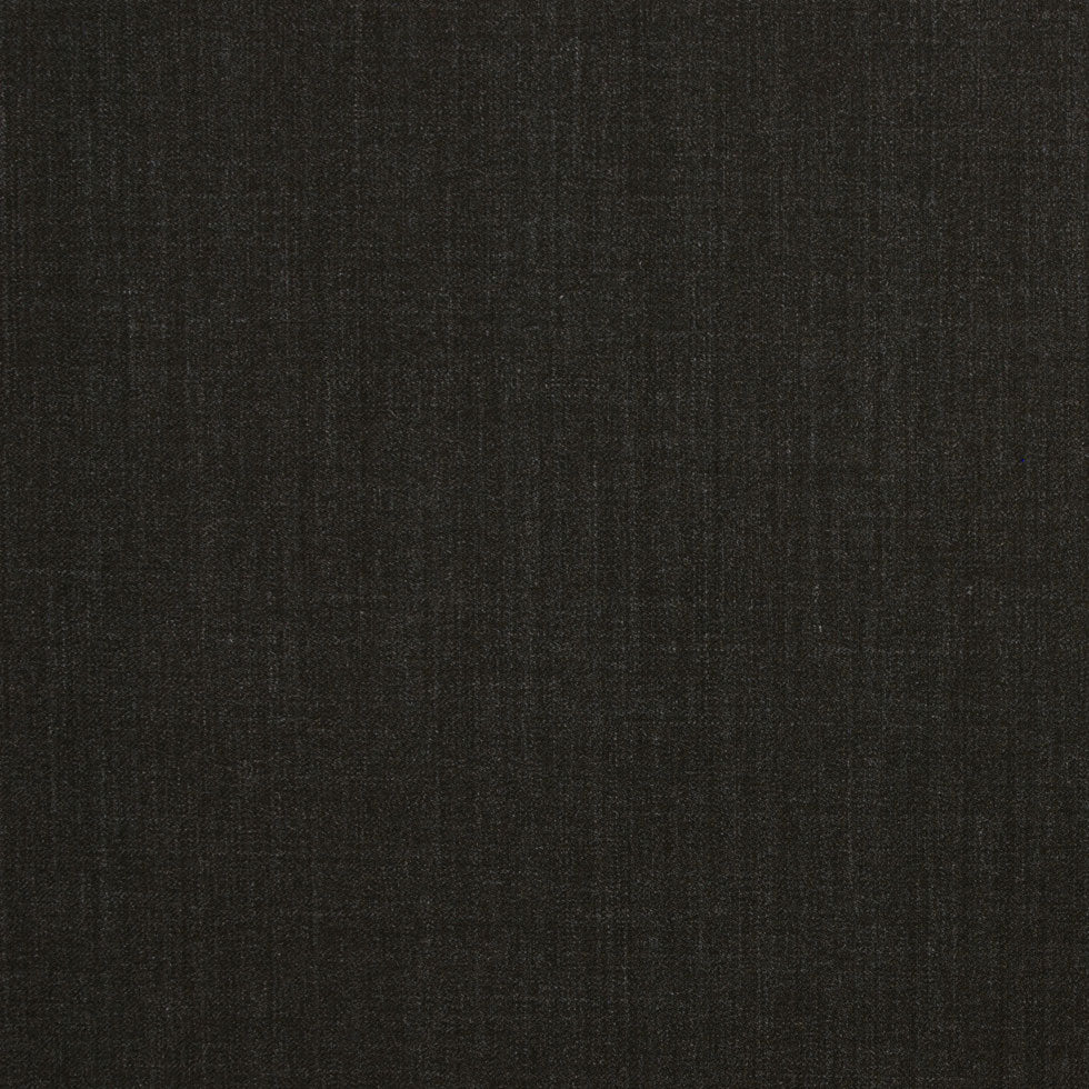 Italian Charcoal Solid Wool Suiting
