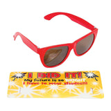 5 1/4" x 2" I Did It Graduation Plastic Novelty Sunglasses with Card for 12