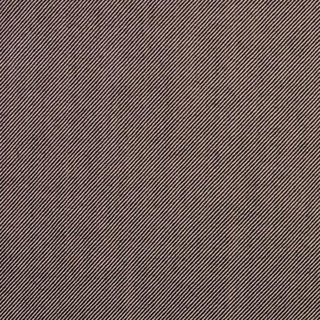 Italian Black/Bronze Wool-Cotton Twill