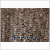 Italian Brown and Olive Wool Blend Netting
