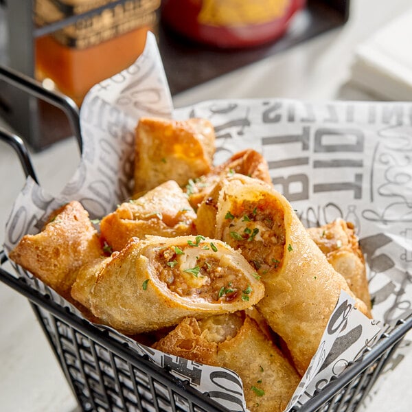 Finger Food Products Taco Log Egg Roll 2 oz. - 72/Case