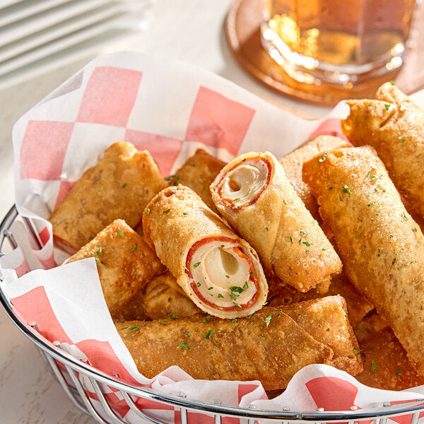 Finger Food Products Pepperoni Pizza Log Egg Roll 2 oz. - 72/Case