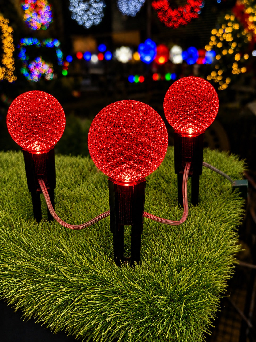 G50 Wonderful LED SMD Bulb (25 bulbs/bag) - Faceted, Red