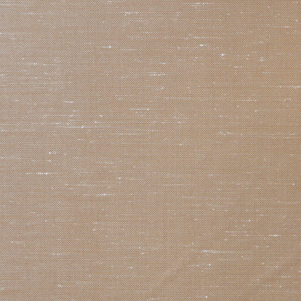 Italian Tan Stretch Silk-Wool Woven