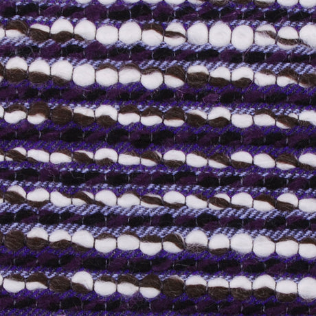 Italian Purple Striped Virgin Wool
