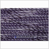 Italian Purple Striped Virgin Wool