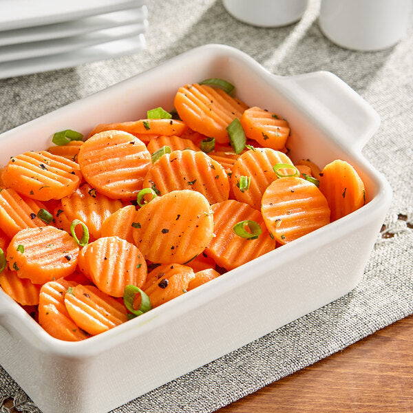 IQF Crinkle-Cut Carrots 2 lb. - 12/Case