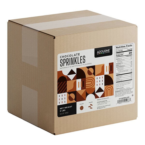 Adourne Expressions 5 lb. Chocolate Sprinkles
