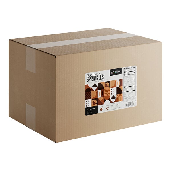 Adourne Expressions Chocolate Sprinkles 25 lb.
