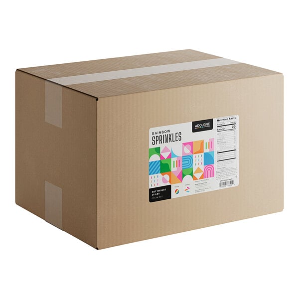 Adourne Expressions Rainbow Sprinkles 25 lb.