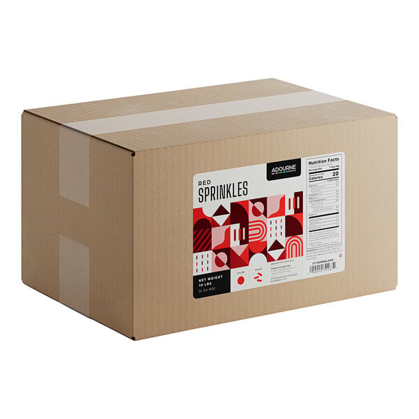 Adourne Expressions Red Sprinkles 10 lb.