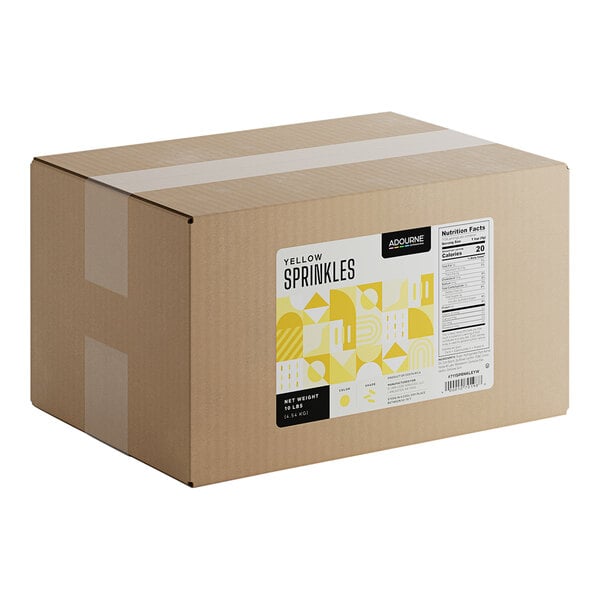 Adourne Expressions Yellow Sprinkles 10 lb.