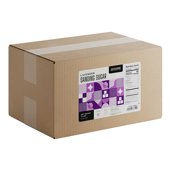 Adourne Expressions 10 lb. Fine Lavender Sanding Sugar