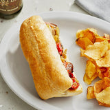 Turano Sliced French Roll 6 1/2" - 72/Case