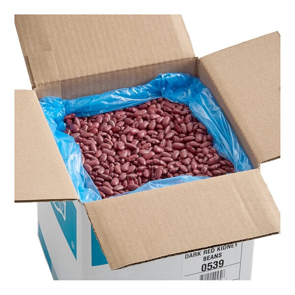 Dried Dark Red Kidney Beans - 20 lb.